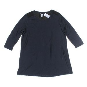 Liz Lange Maternity Navy/Black Tunic M